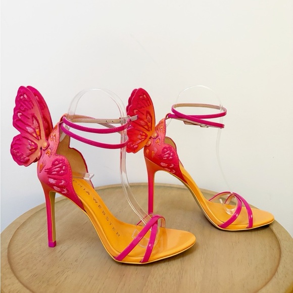 Sophia Webster Chiara 100mm Butterfly Heels - Picture 6 of 11